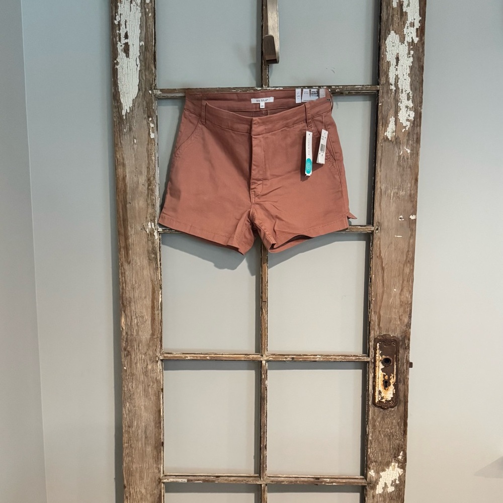 STS Blue Women's High Waist Burnt Orange Shorts